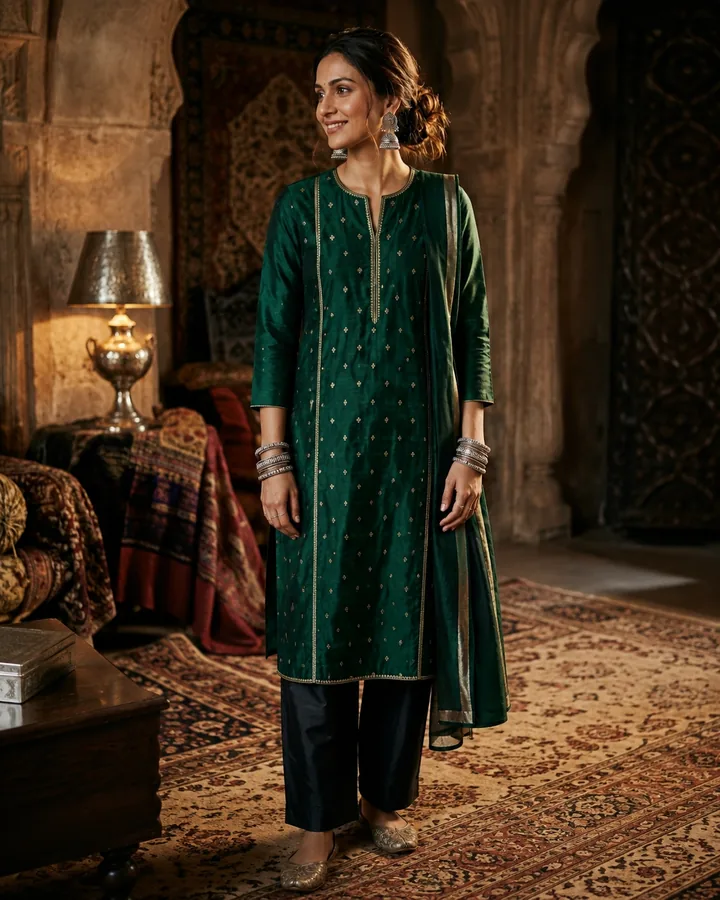 Cleora member wearing the ethnic edit