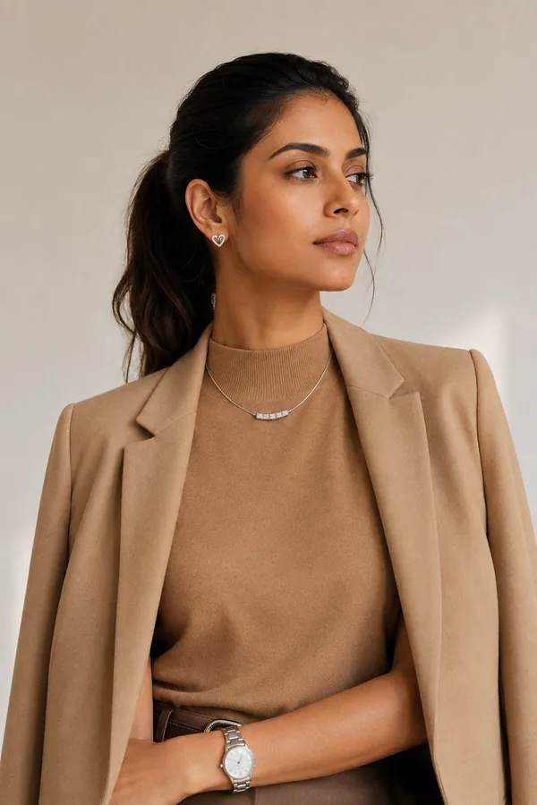 Cleora member wearing the travel edit
